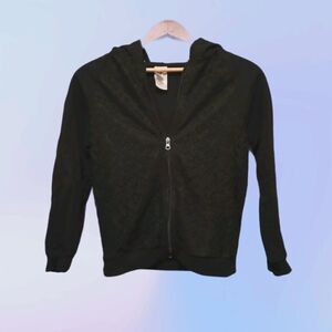 Route 66 Girl's Black Lace Hoodie EUC
